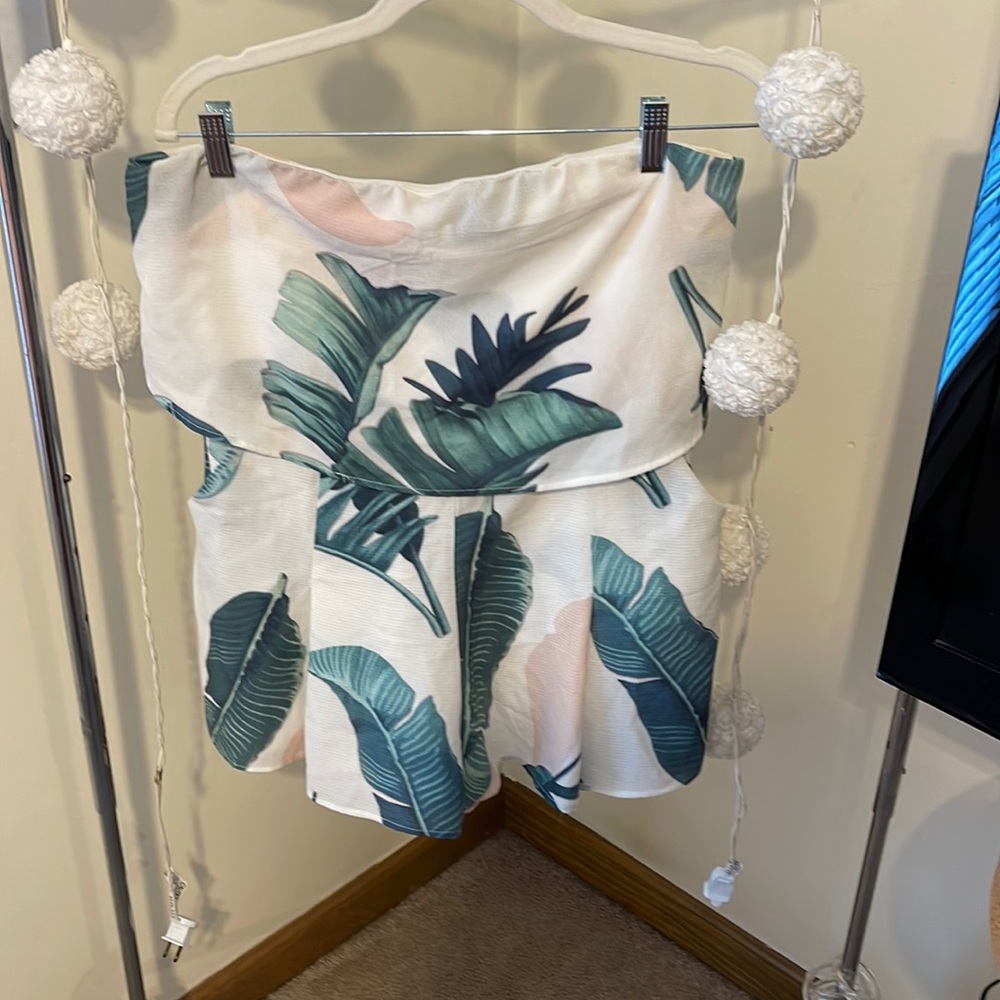 American thread romper with pockets